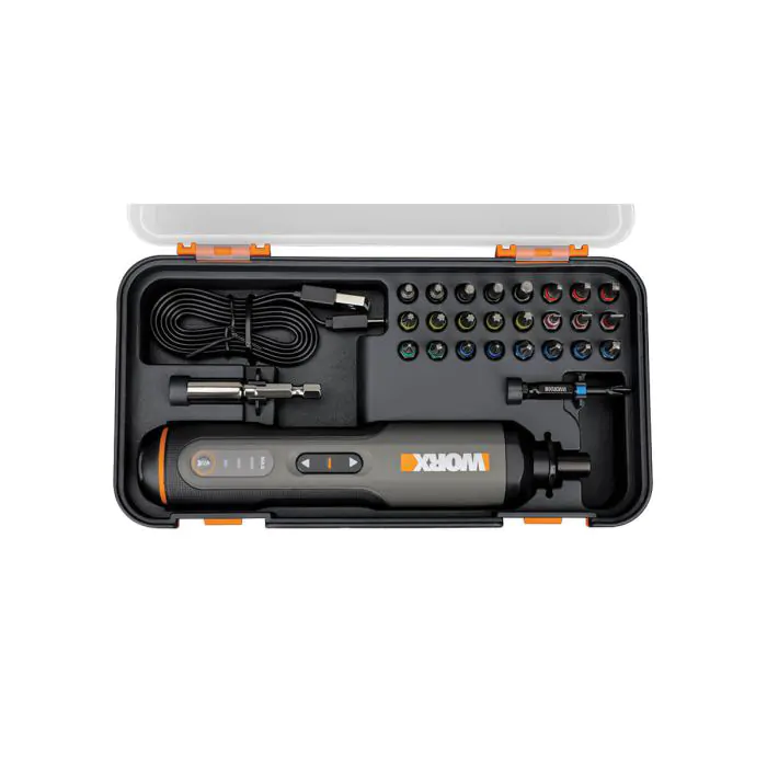 מברג חשמלי נטען 4V כולל סט ביטים - WORX