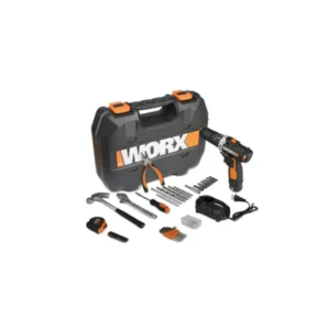 מברגה/מקדחה רוטטת 12V וסט כלים - WORX