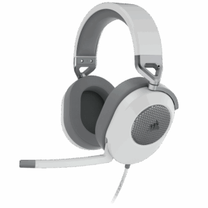 אוזניות גיימינג - CORSAIR HS65 SURROUND 7.1 - לבן