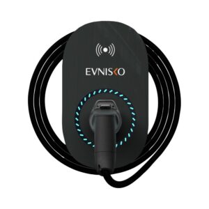 עמדת טעינה לרכב NISKO HOME4 22KW כבל 7מ' שנתיים אחריות