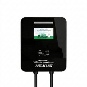 עמדת טעינה 22KW מתקדמת  NEXUS+מסך טאצ' שנתיים אחריות! כבל 8מ'